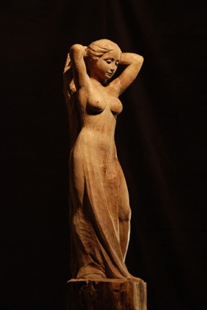 Giuditta - Scultura in legno - 60 cm. - 2009